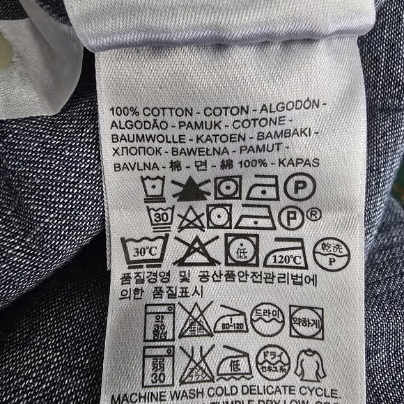 Levi’s Denim Western Shirt Men’s large - Picture 9 of 10